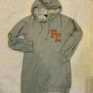 French Connection | Varsity monogram  oversized sweater size small